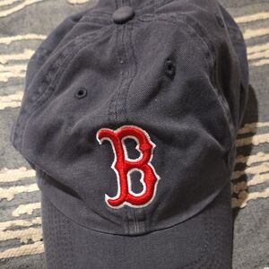 Navy Blue Cap with Red B Logo